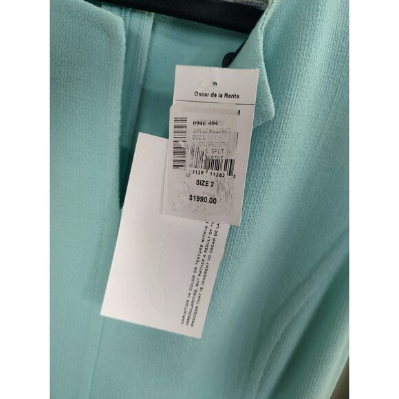 Oscar De La Renta Wool Blend Shift Dress Size 2 New With Tags $1999 - Picture 9 of 14